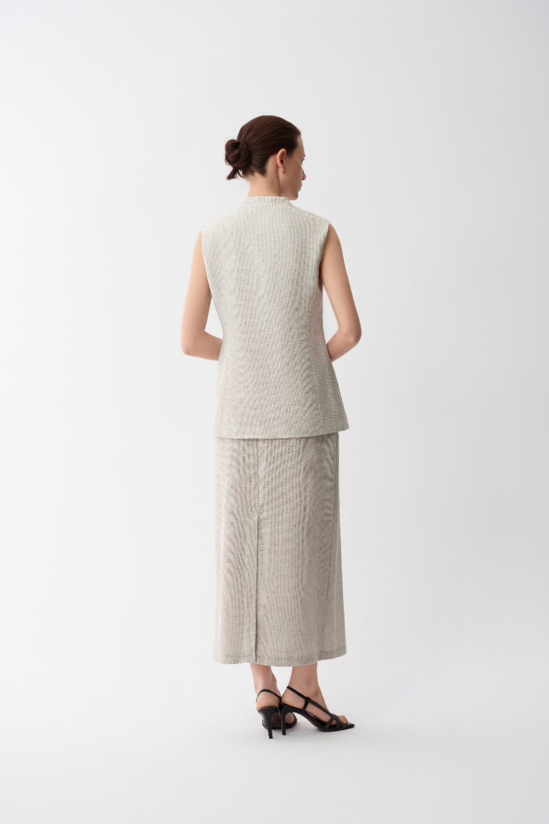 Artisanal Lurex Vest