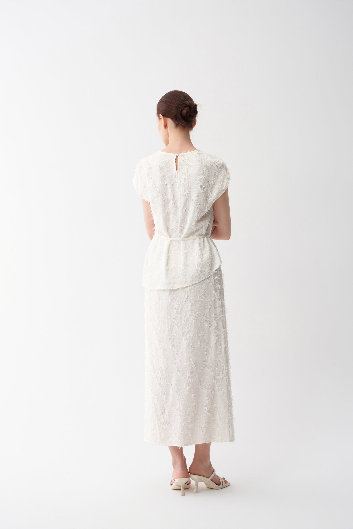 Clipped Jacquard Top