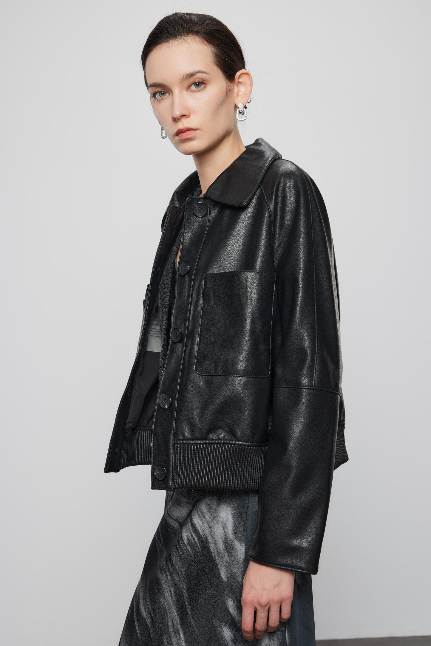Pocket Leather Jacket