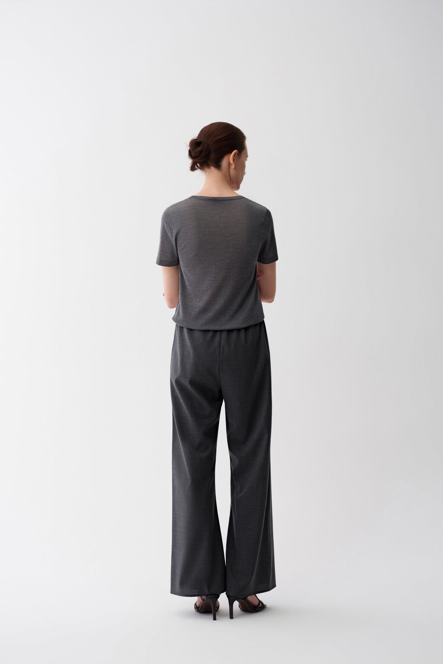 Ultra-Soft Crewneck Silk Top