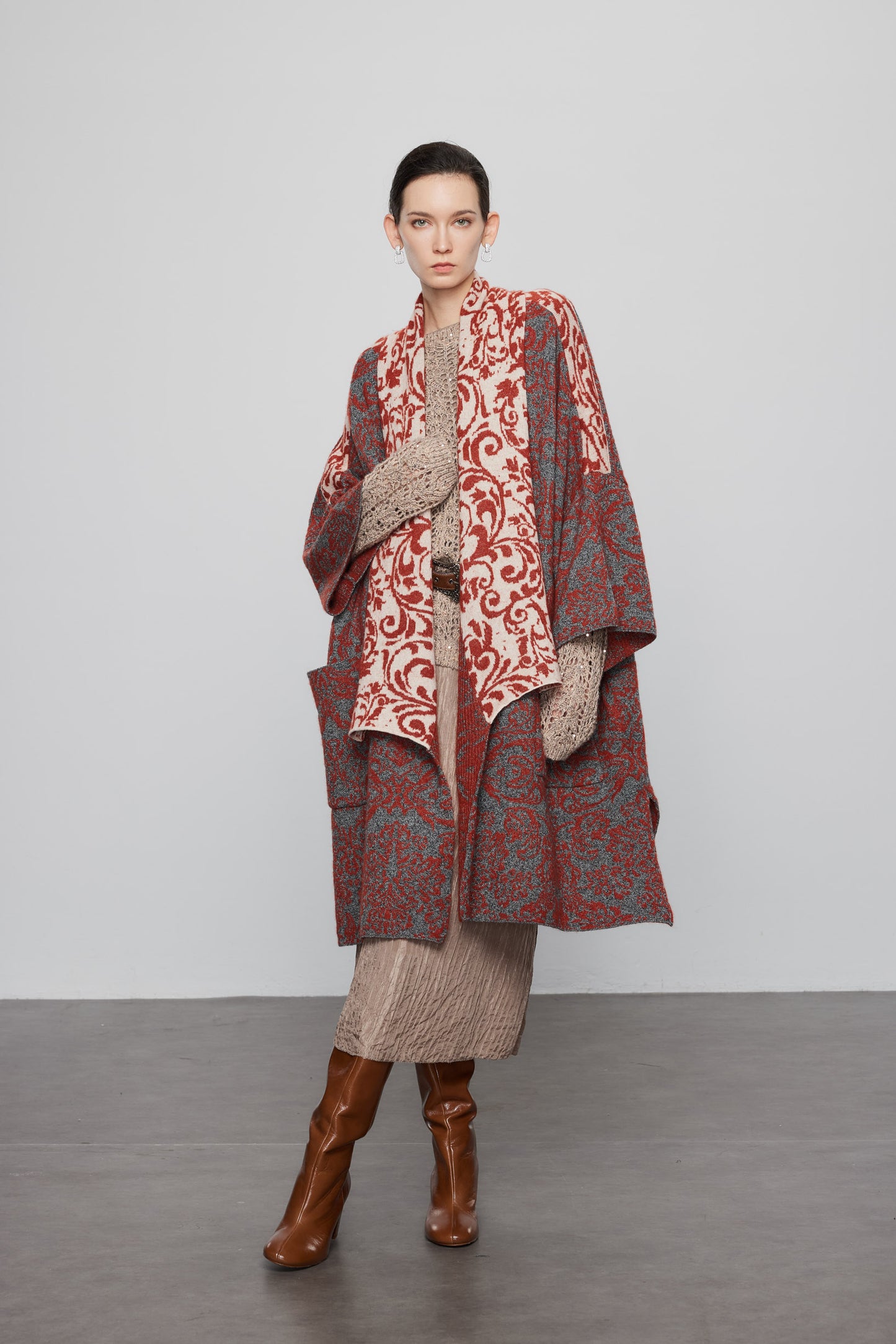 Ethnic Inspired Cashmere Coat