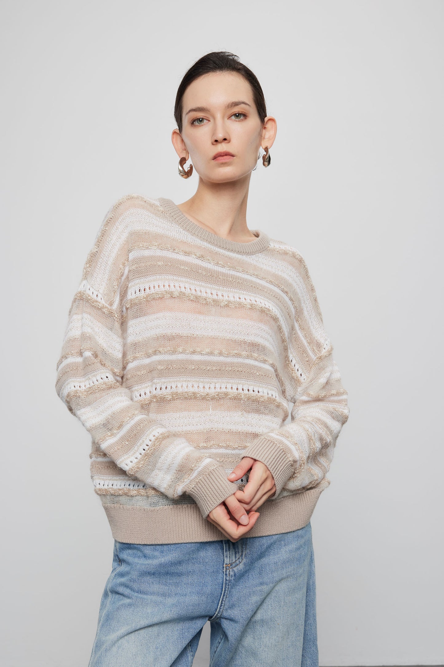 Striped Crewneck Sweater