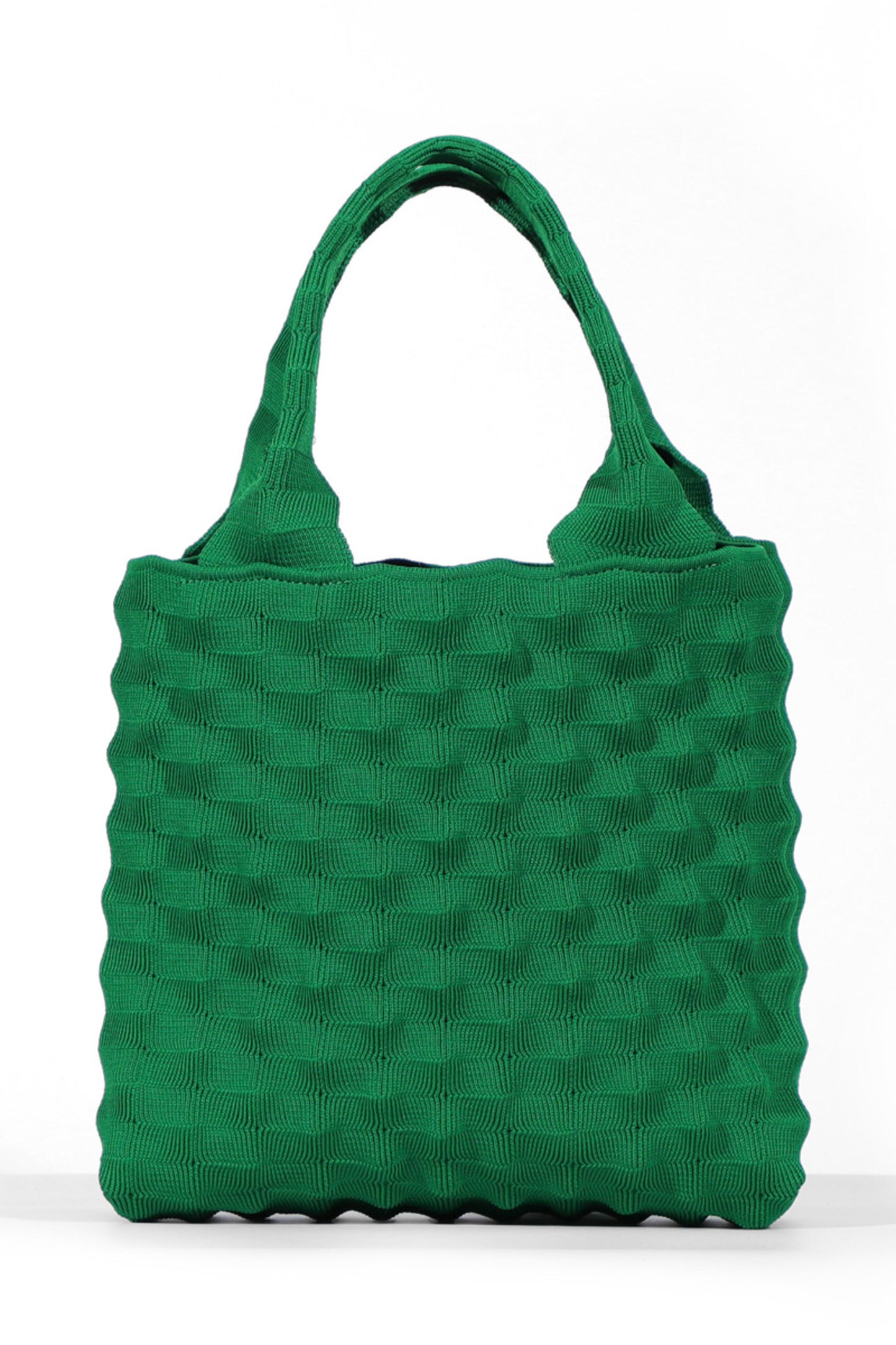 Pineapple Knit Bag-Green