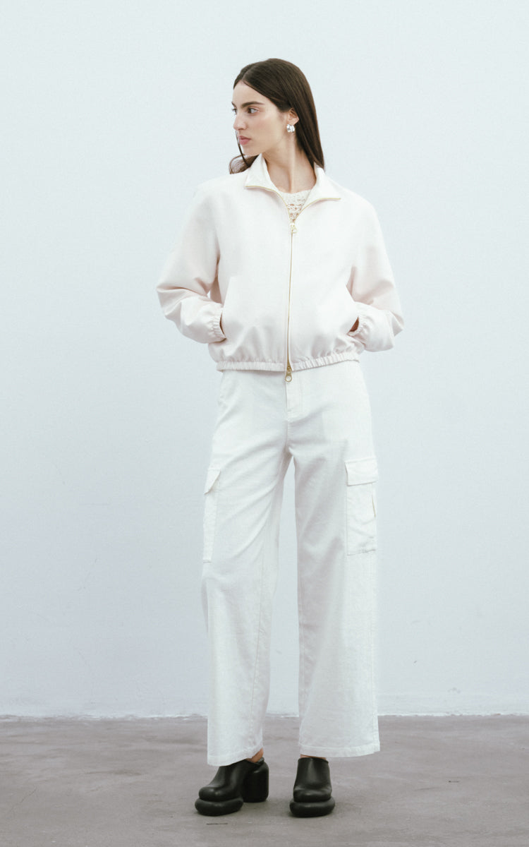 Silk-Wool Tailored Jacket