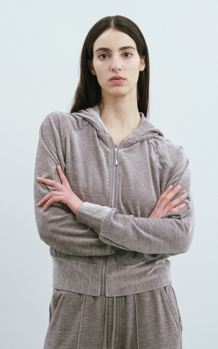 Velvet Full Zip Hoody