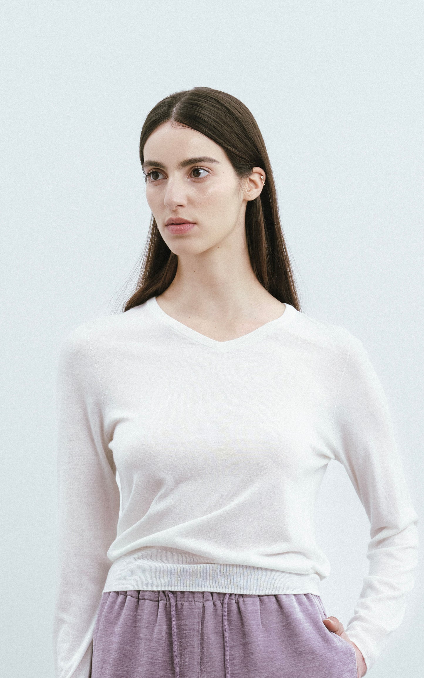 Triacetate Cashmere Top