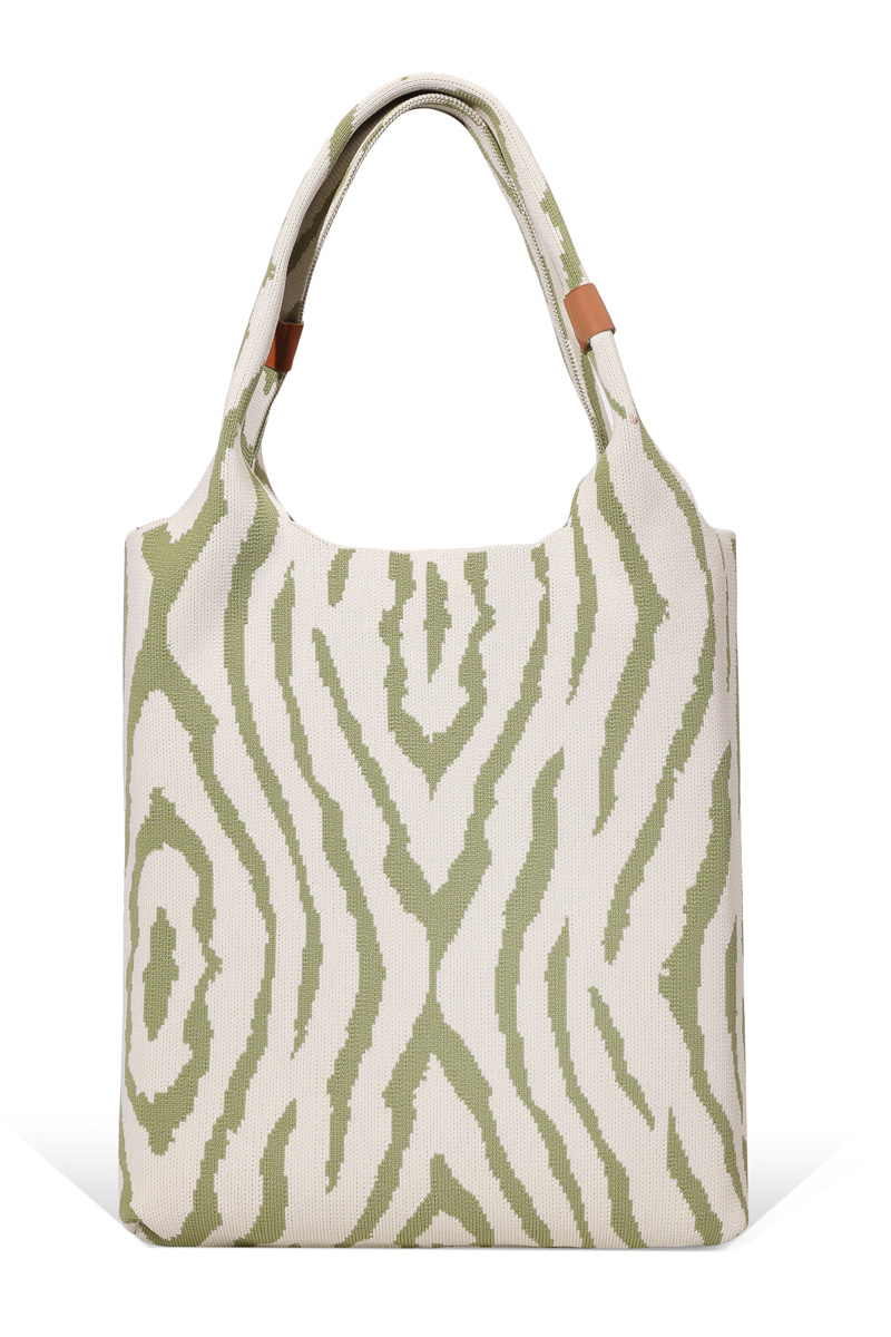 Tote Bag-Cream/Leopard