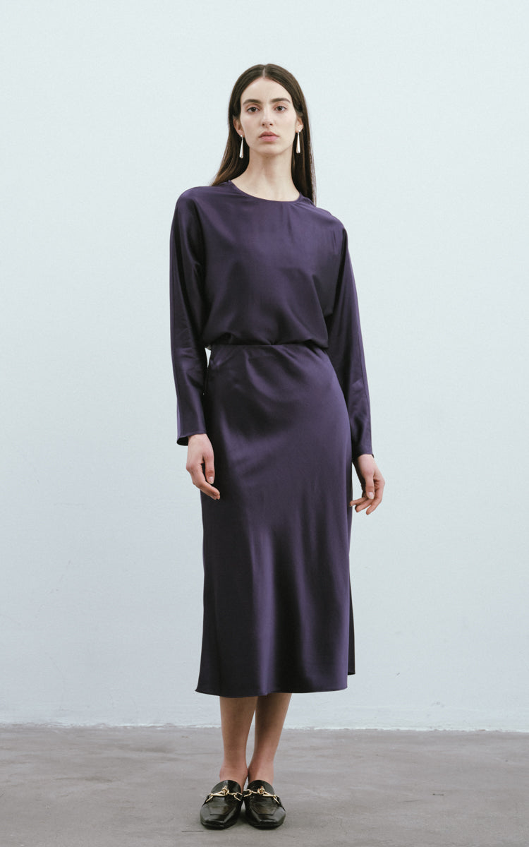 Roundneck Silk Top