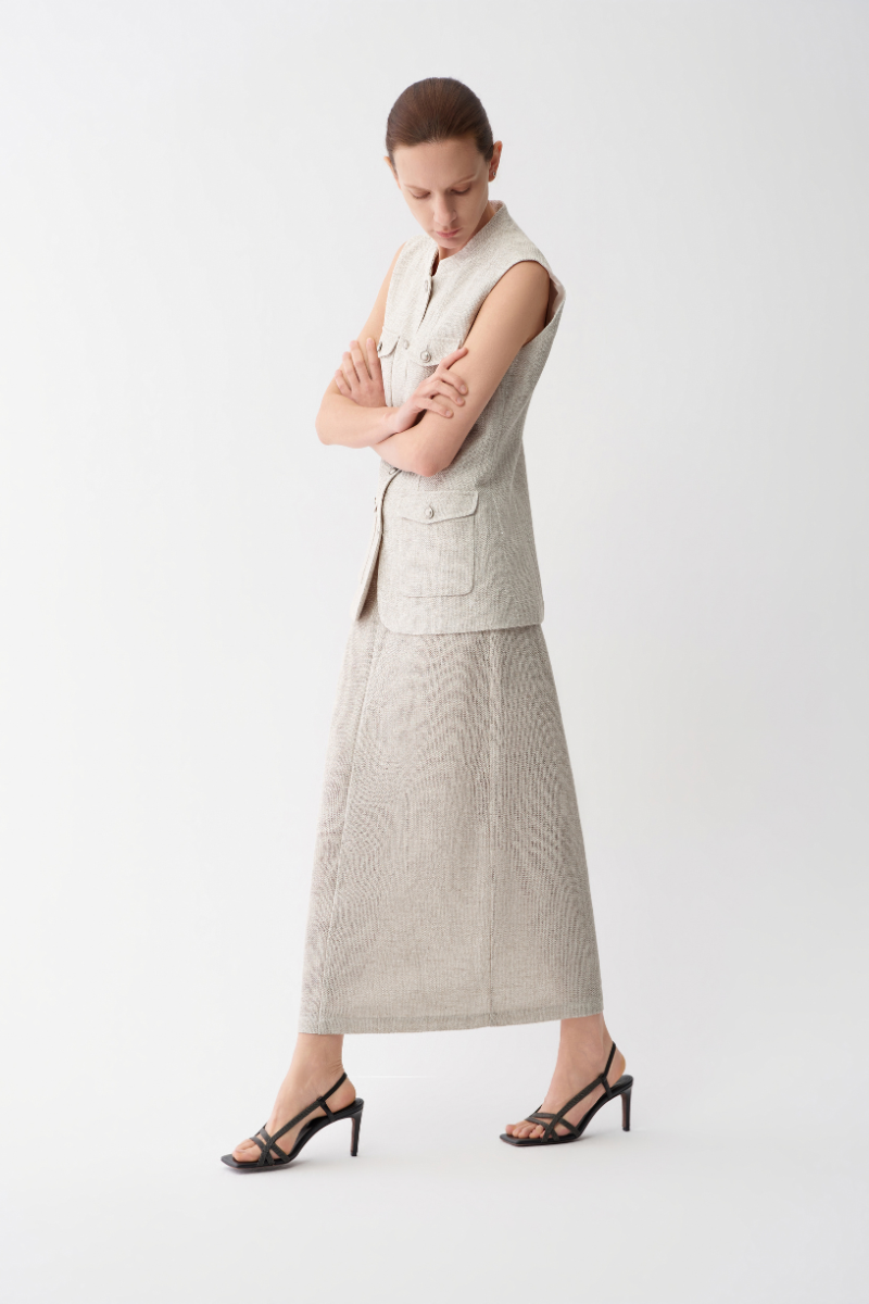 Artisanal Lurex Skirt