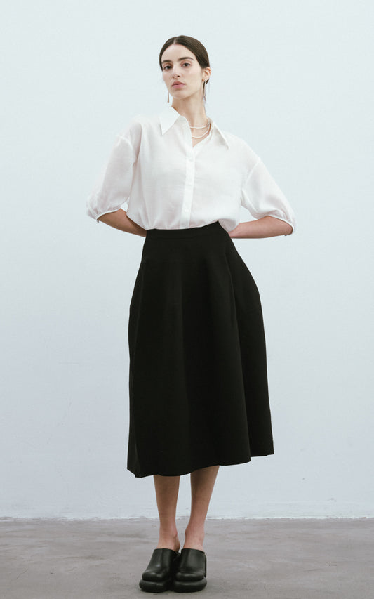 Structured Knit Skirt