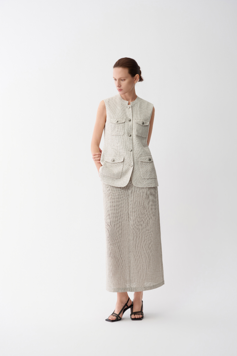 Artisanal Lurex Skirt