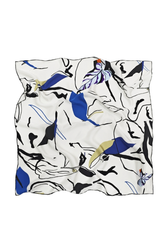 Square Silk Scarf 65*65-Multicolor