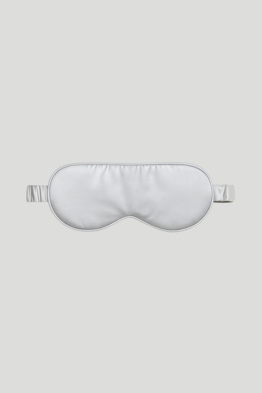Max Simple Silk Eye Mask -Sliver Mist