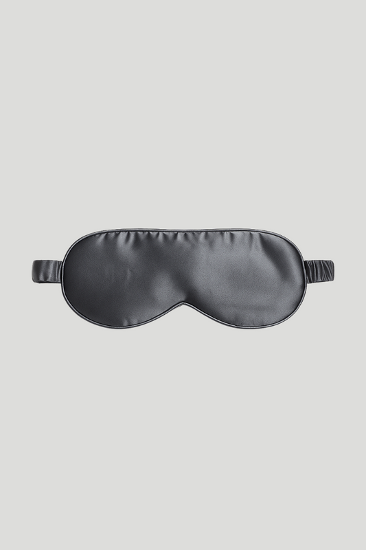 Max Simple Silk Eye Mask -Charcoal Grey