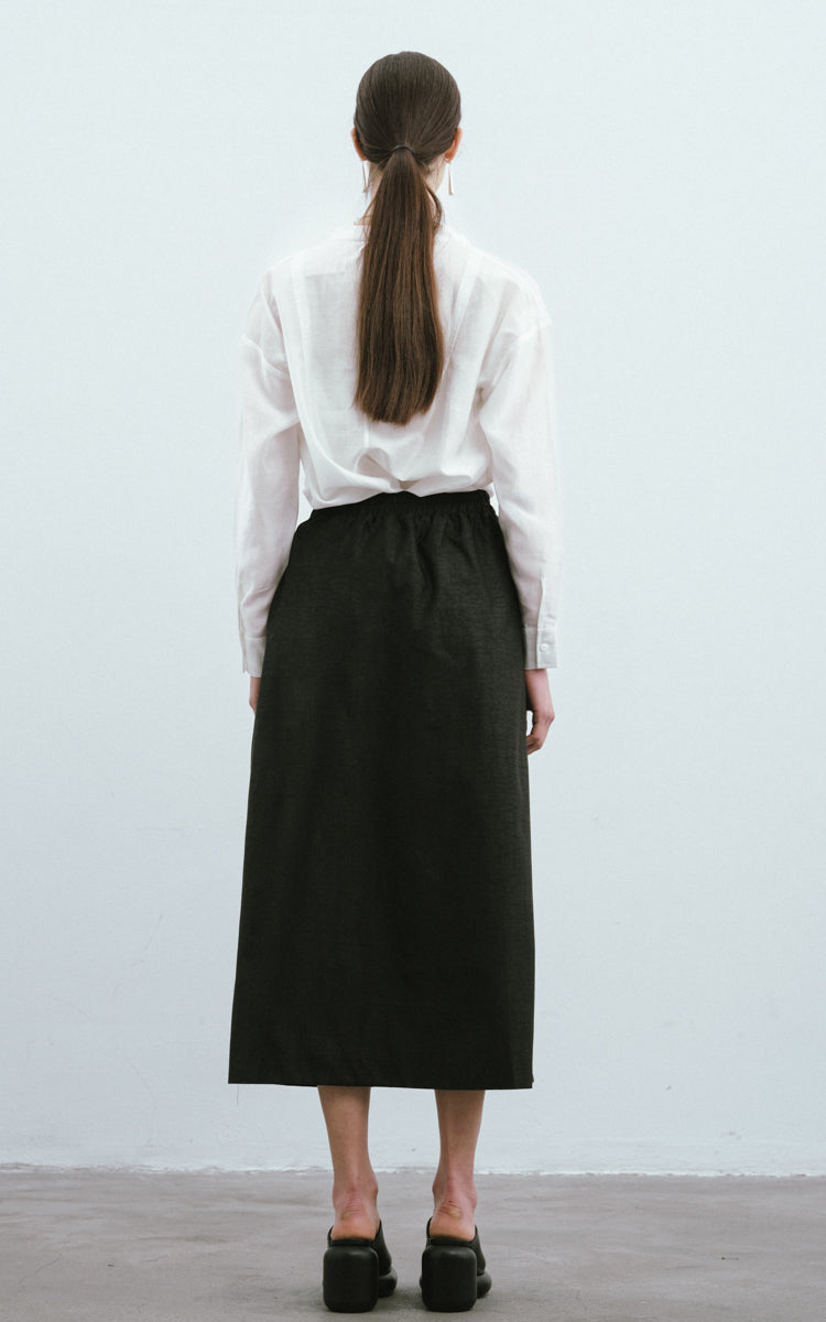 Collarless Casual Shirt