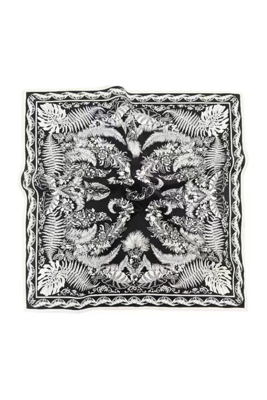 Square Silk Scarf 53*53-Floral