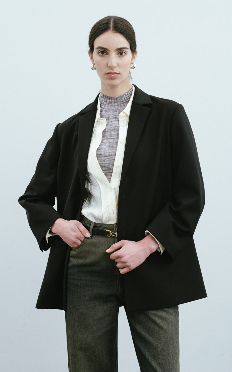 Wool Tailored Blazer