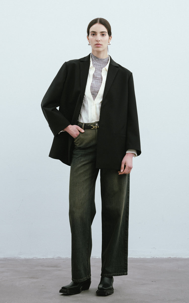 Wool Tailored Blazer