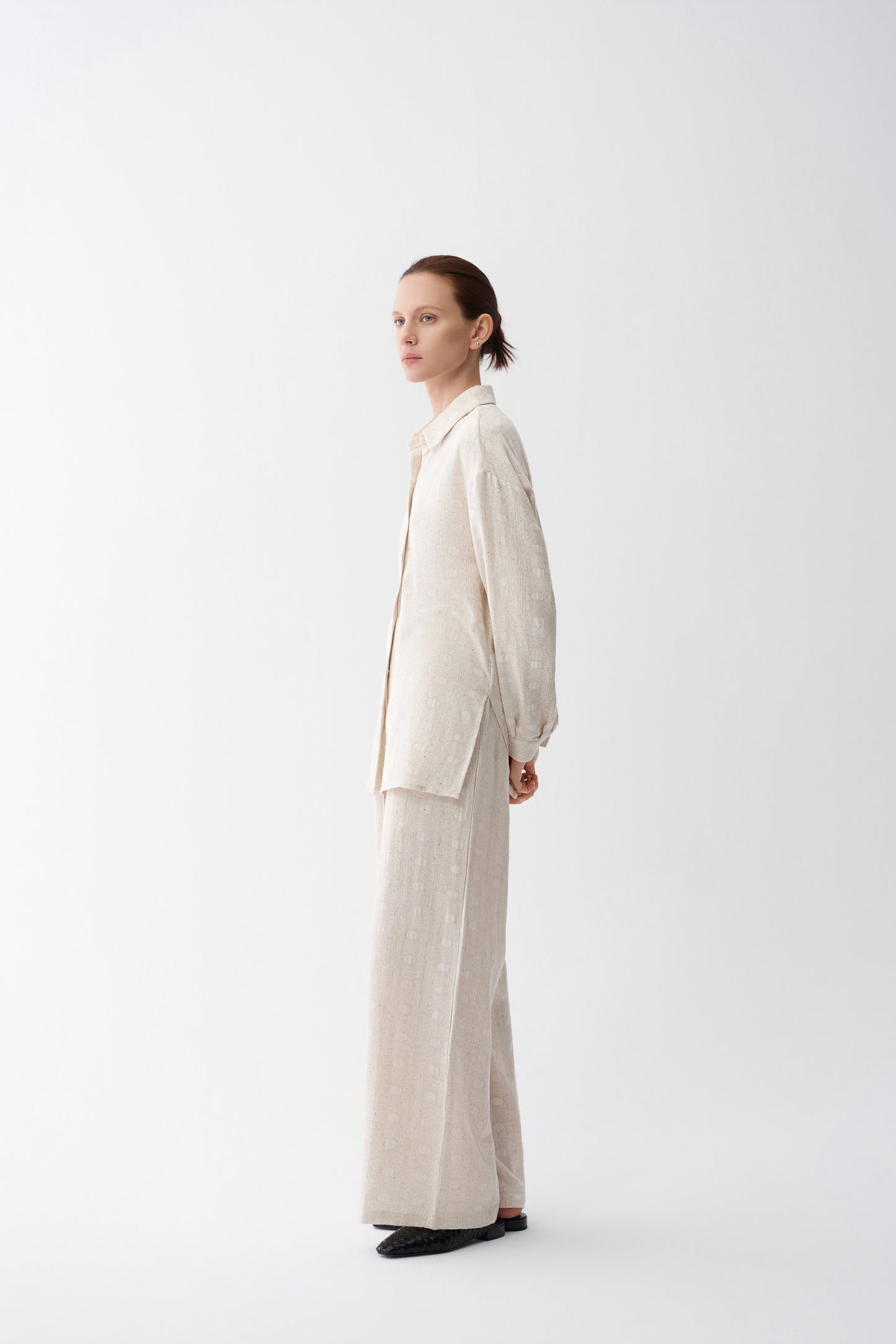 Linen-Blend Resort Pants
