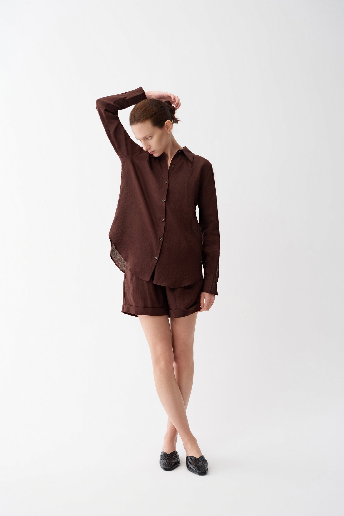 Relaxed Linen Shorts