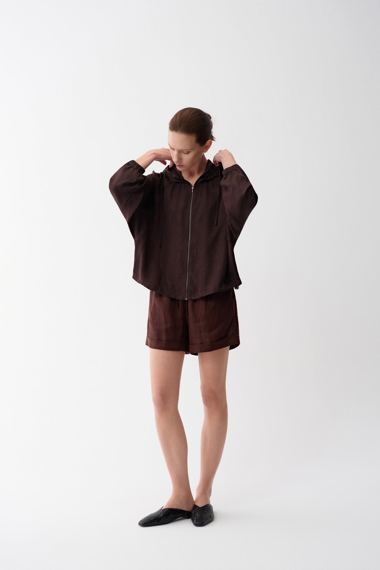 Grenadine Silk Jacquard Jacket