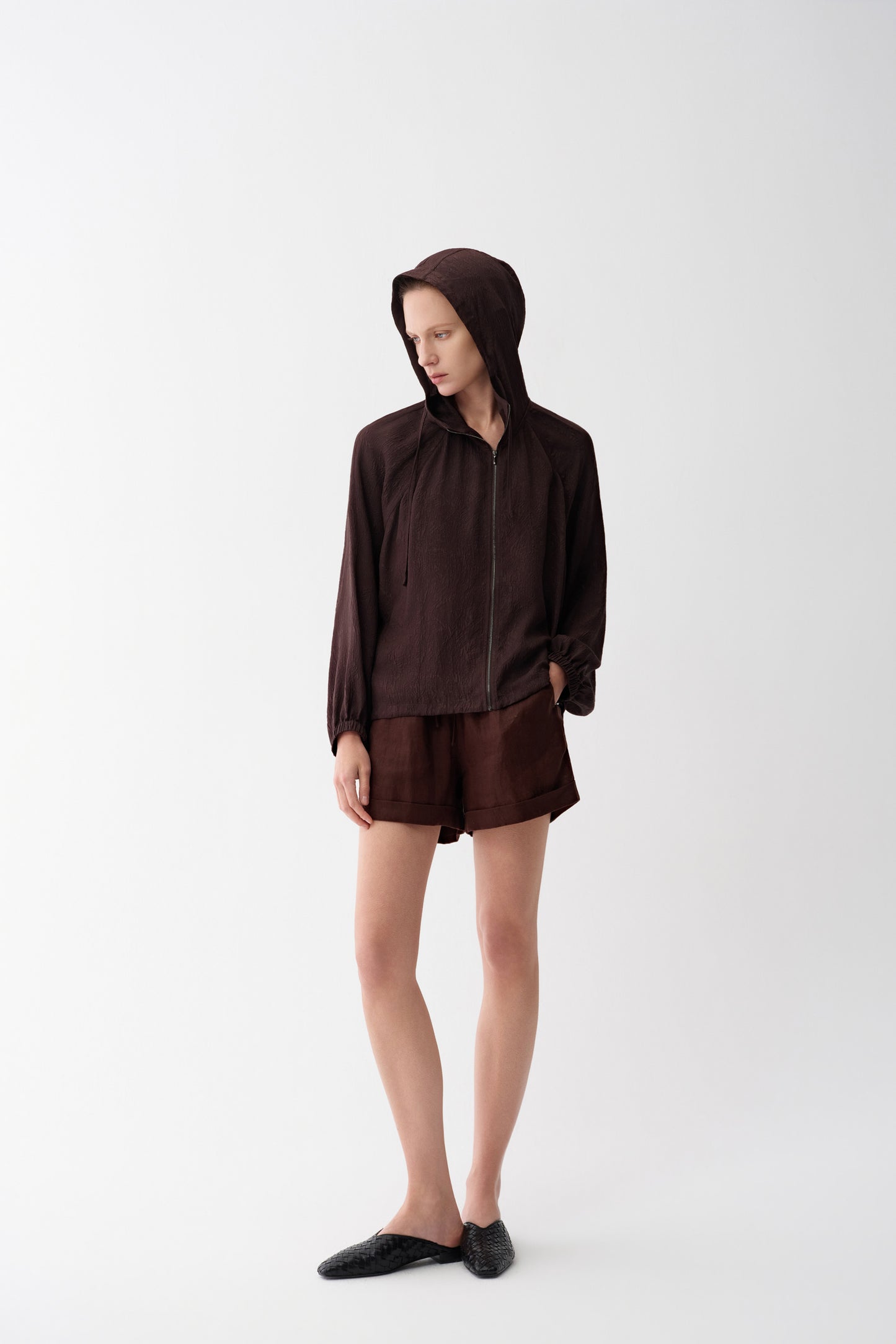 Grenadine Silk Jacquard Jacket