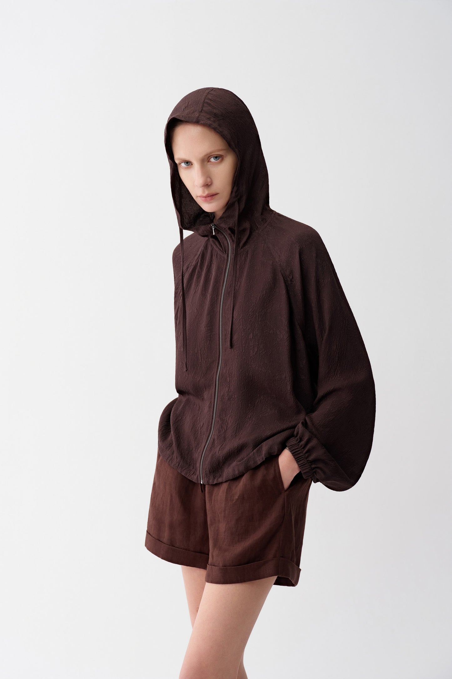 Grenadine Silk Jacquard Jacket