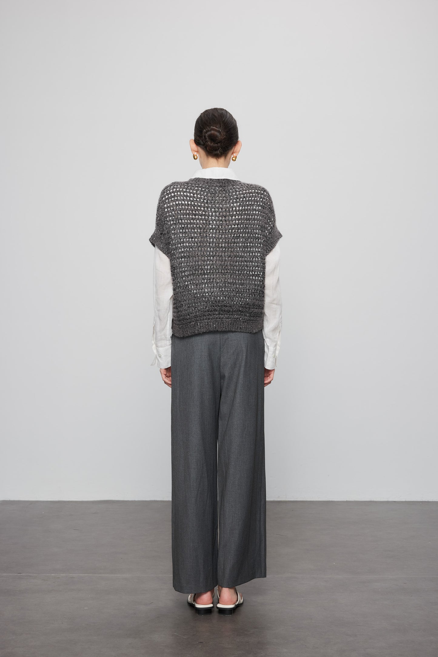 Hand Beaded Cashmere Pullover