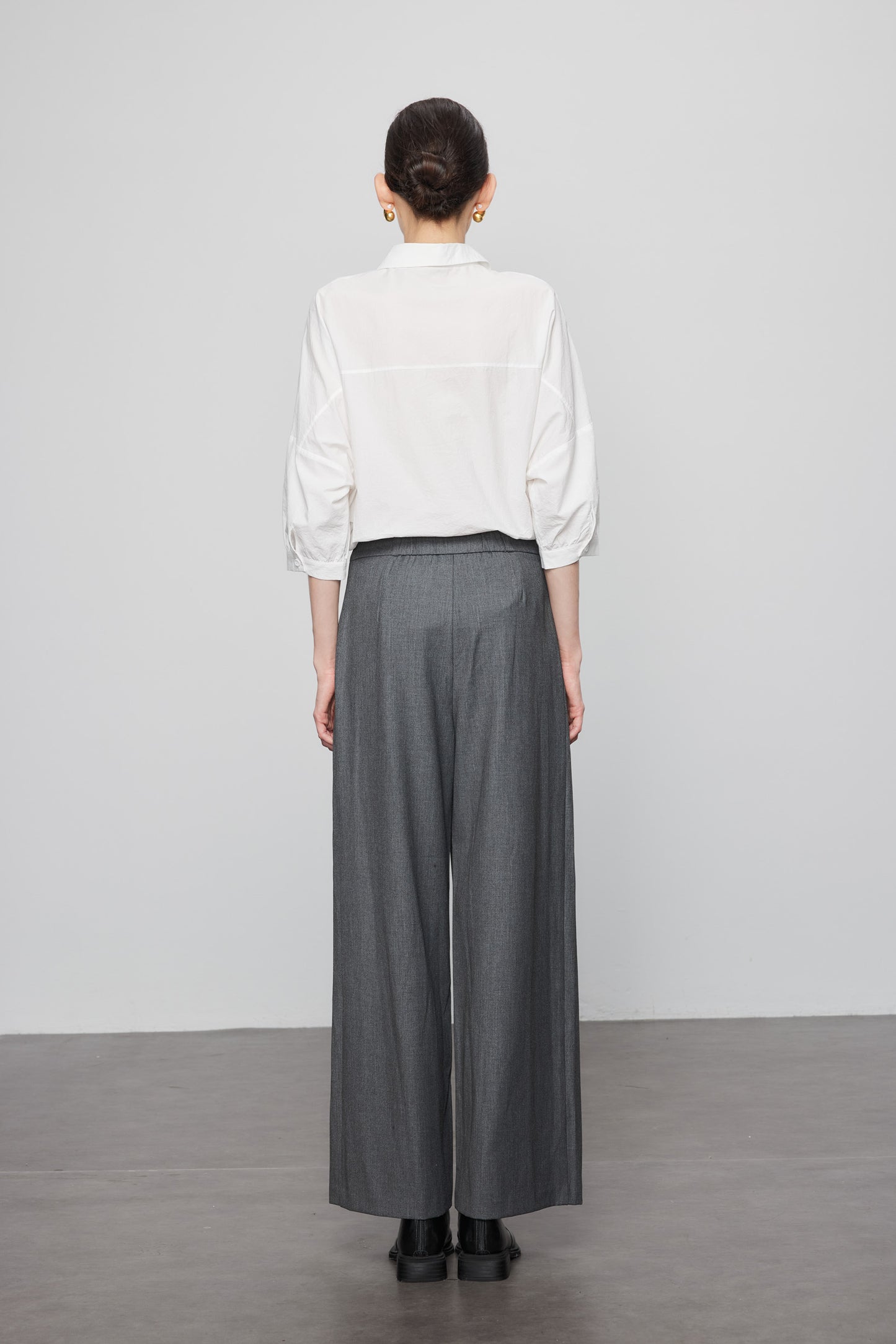 Drawstring Wide leg Pants