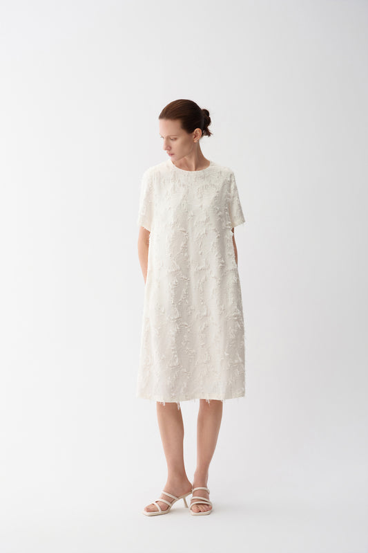 Textured Jacquard Dress