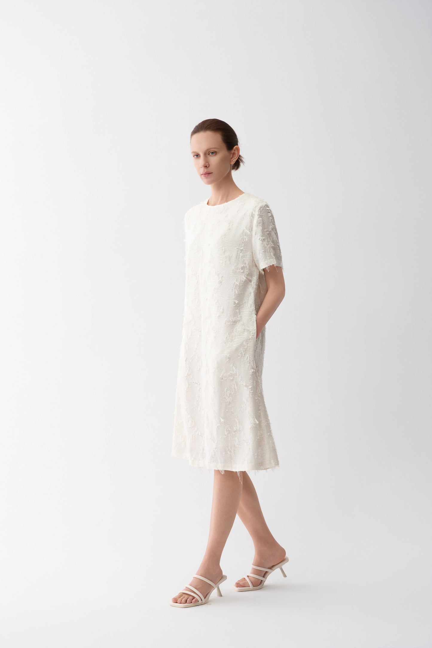 Textured Jacquard Dress