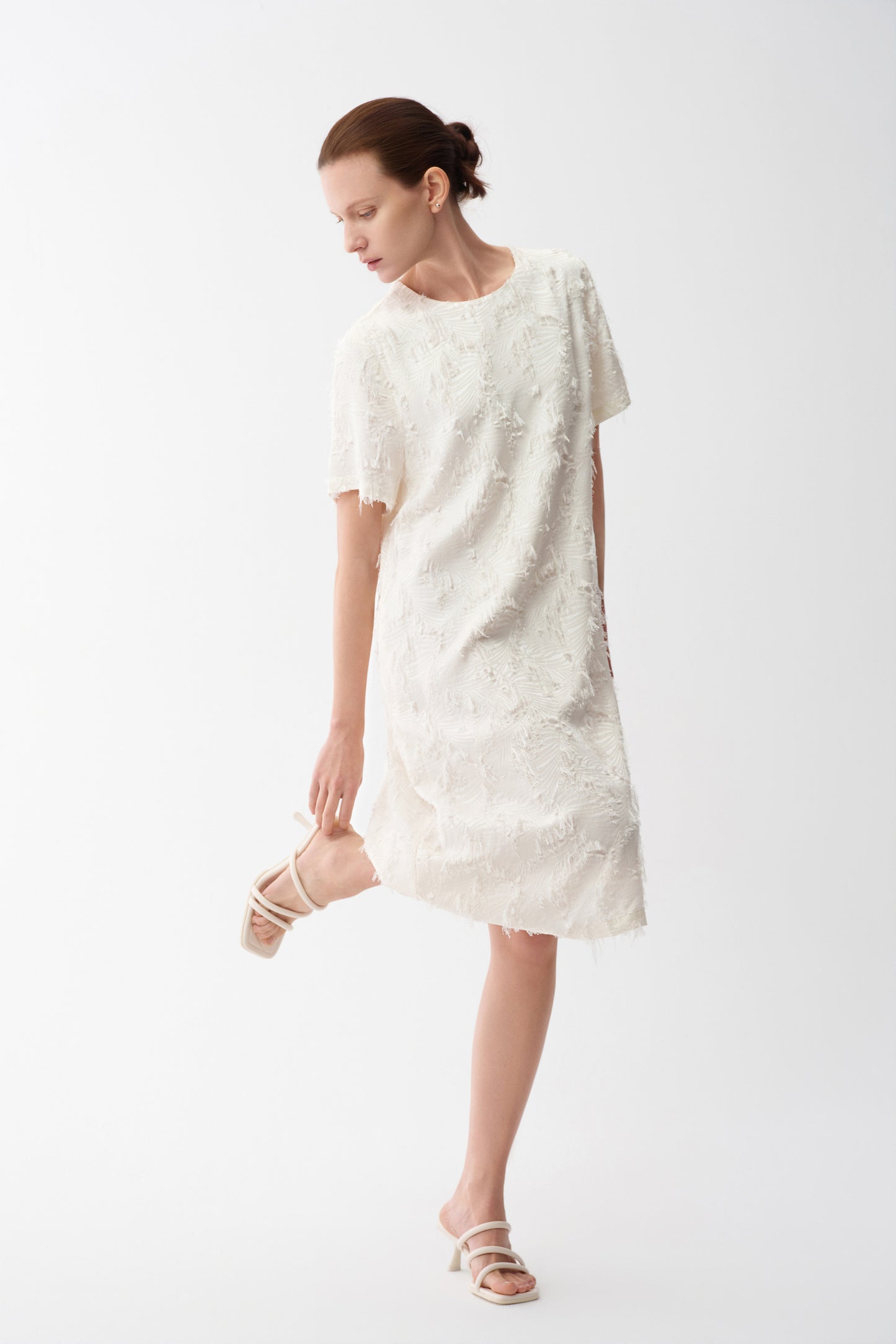 Textured Jacquard Dress