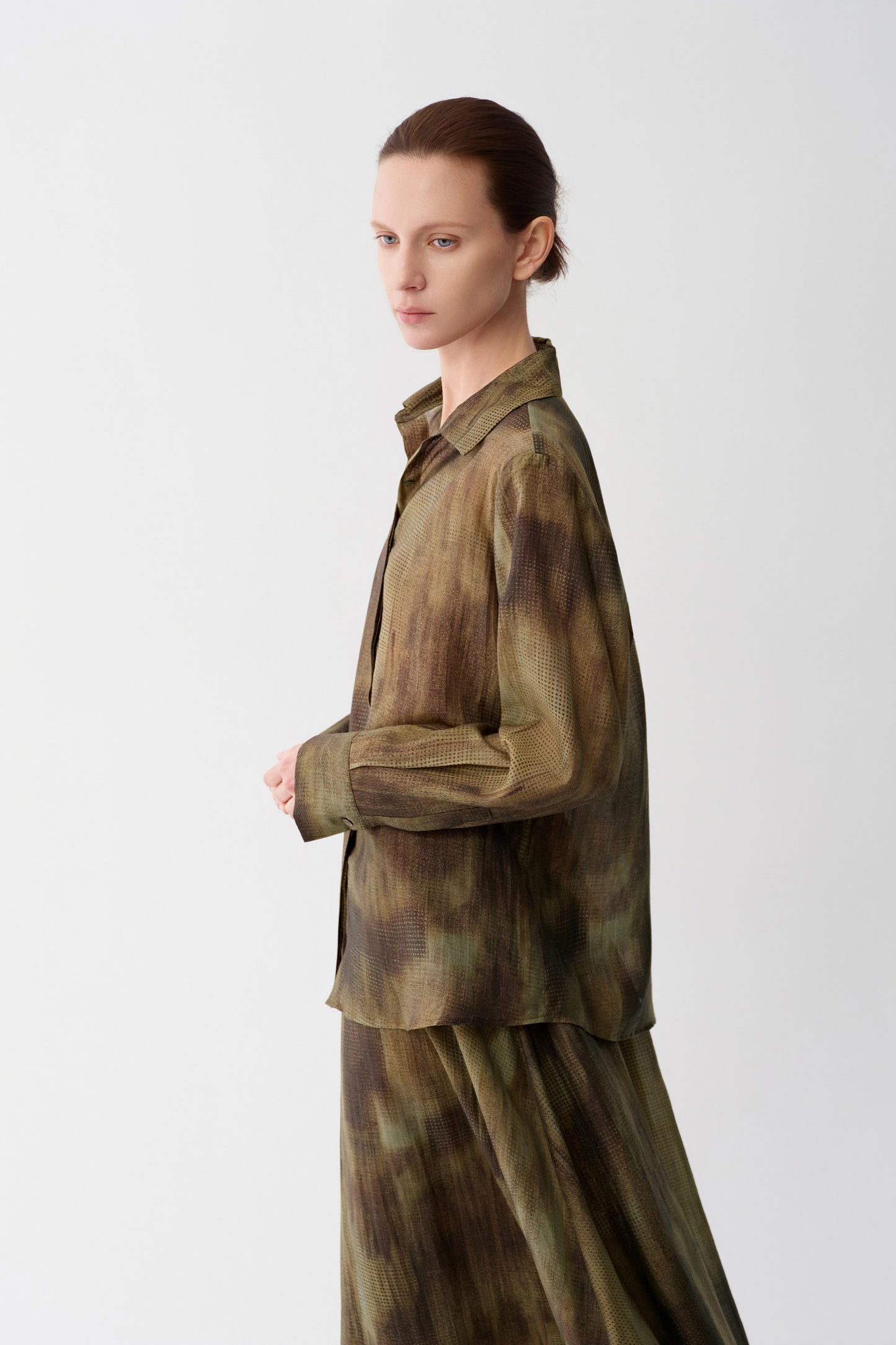 Abstract Pattern Print Shirt