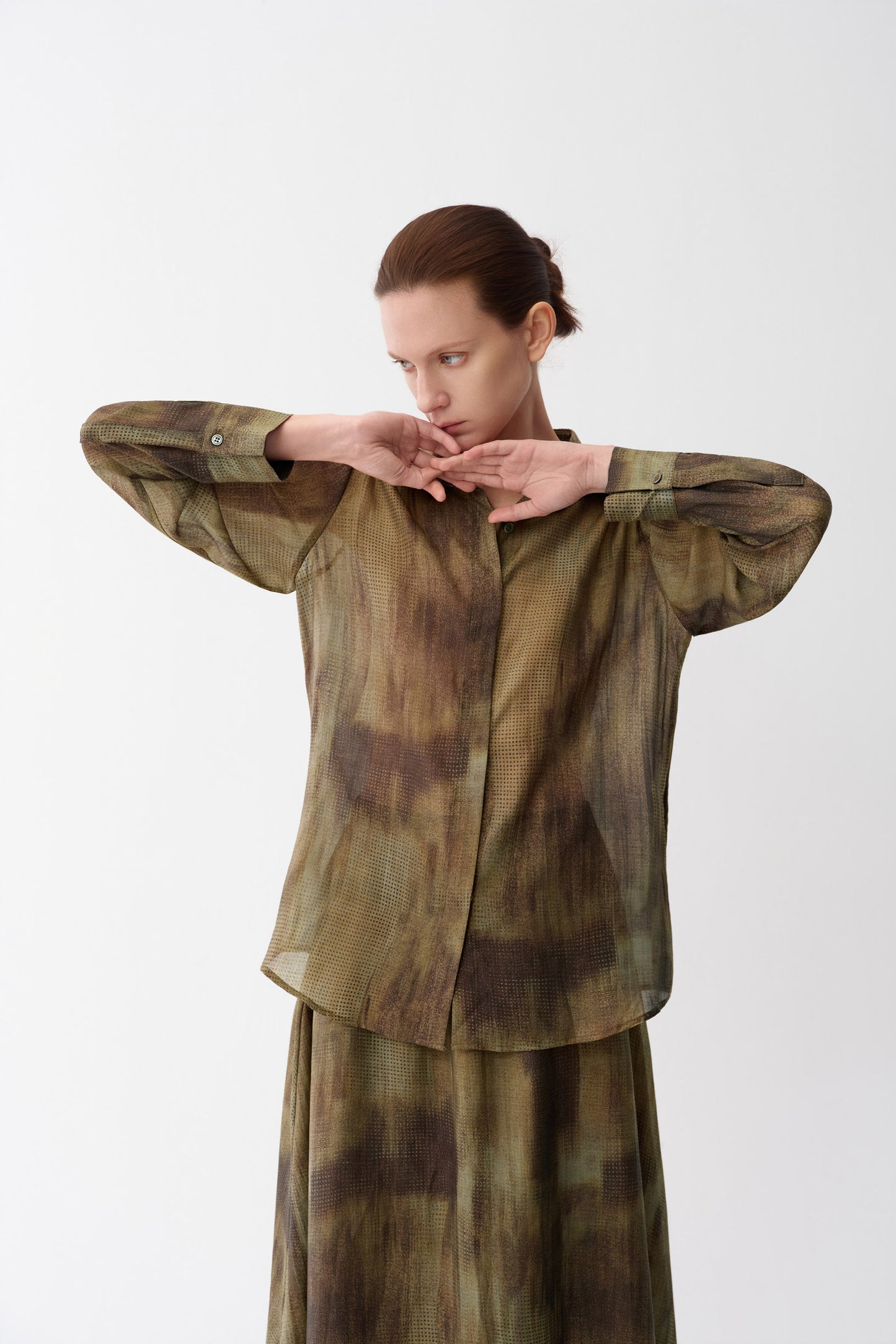 Abstract Pattern Print Shirt