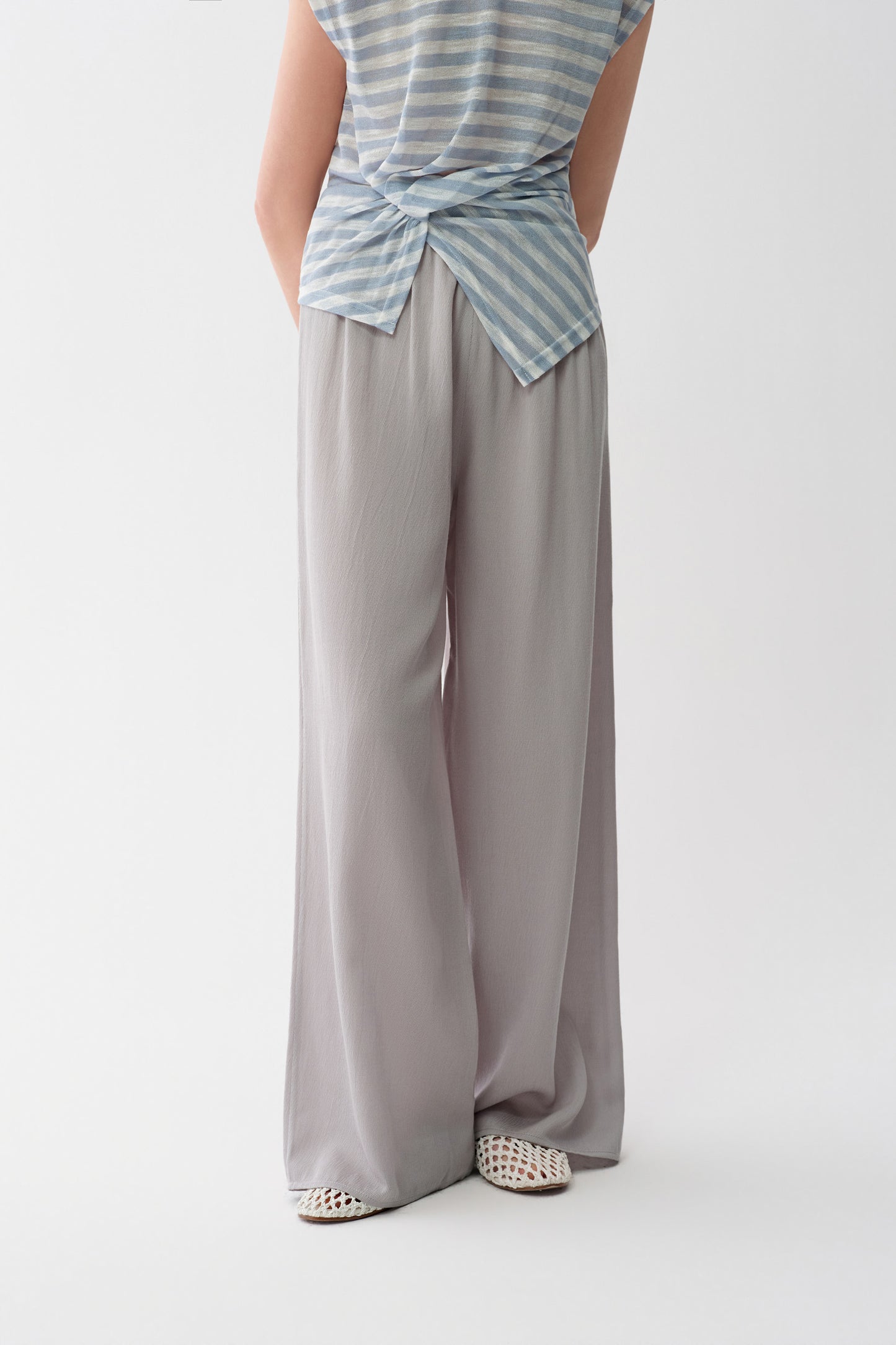Draped Tencel Pants