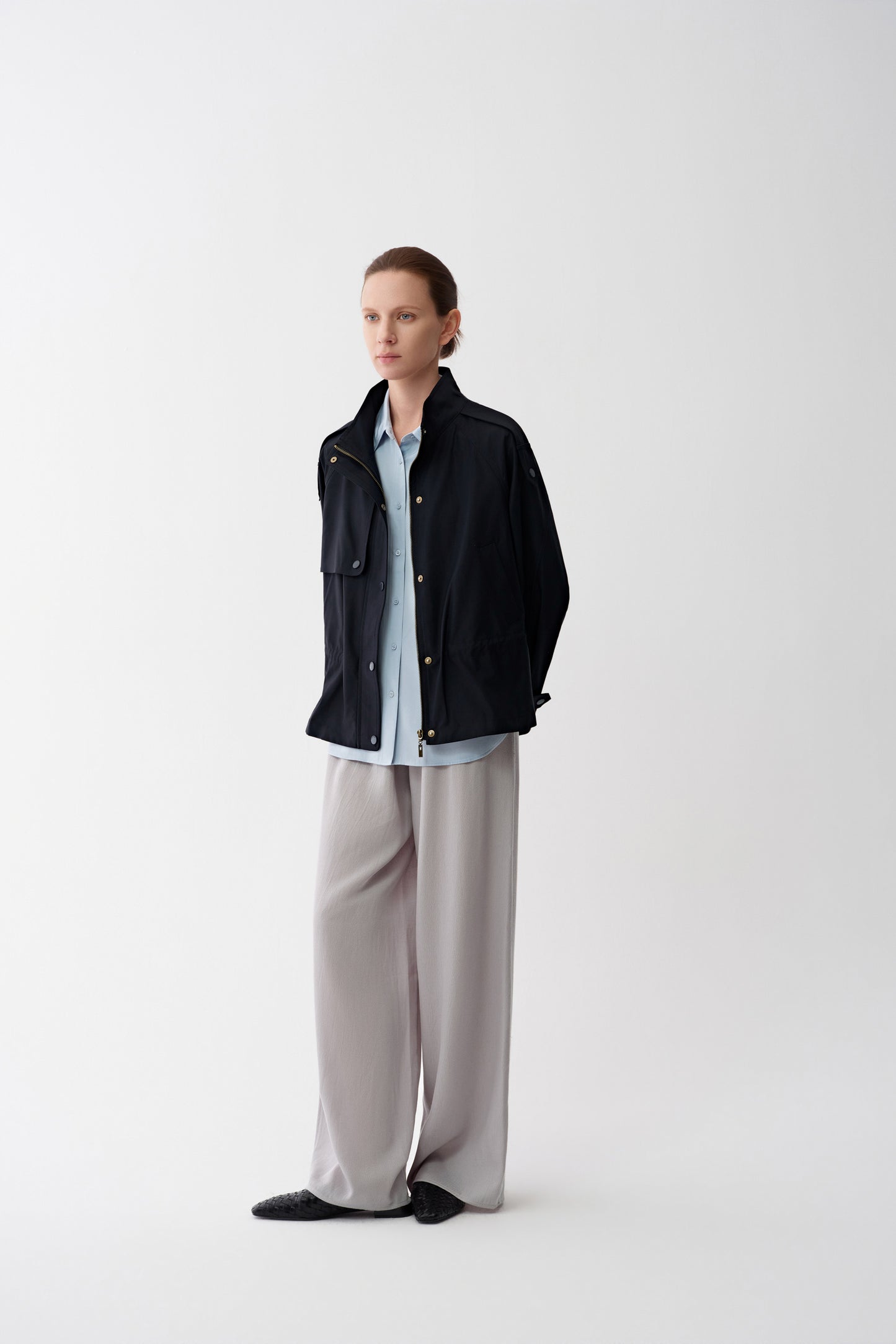 Cinched Short Trench