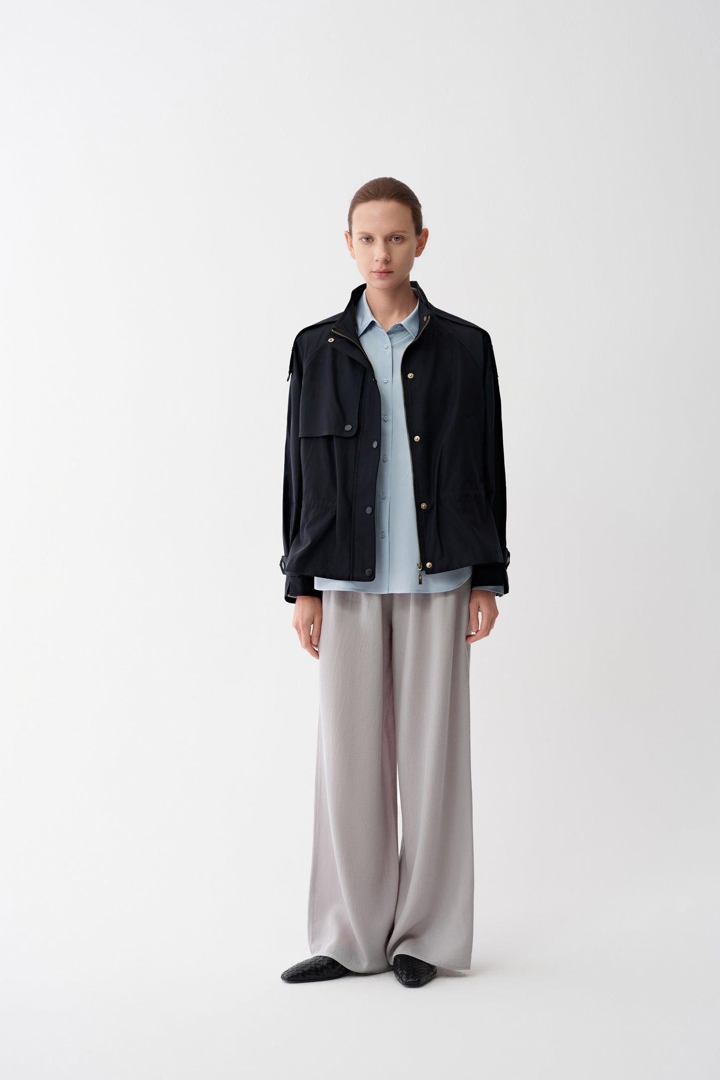 Cinched Short Trench