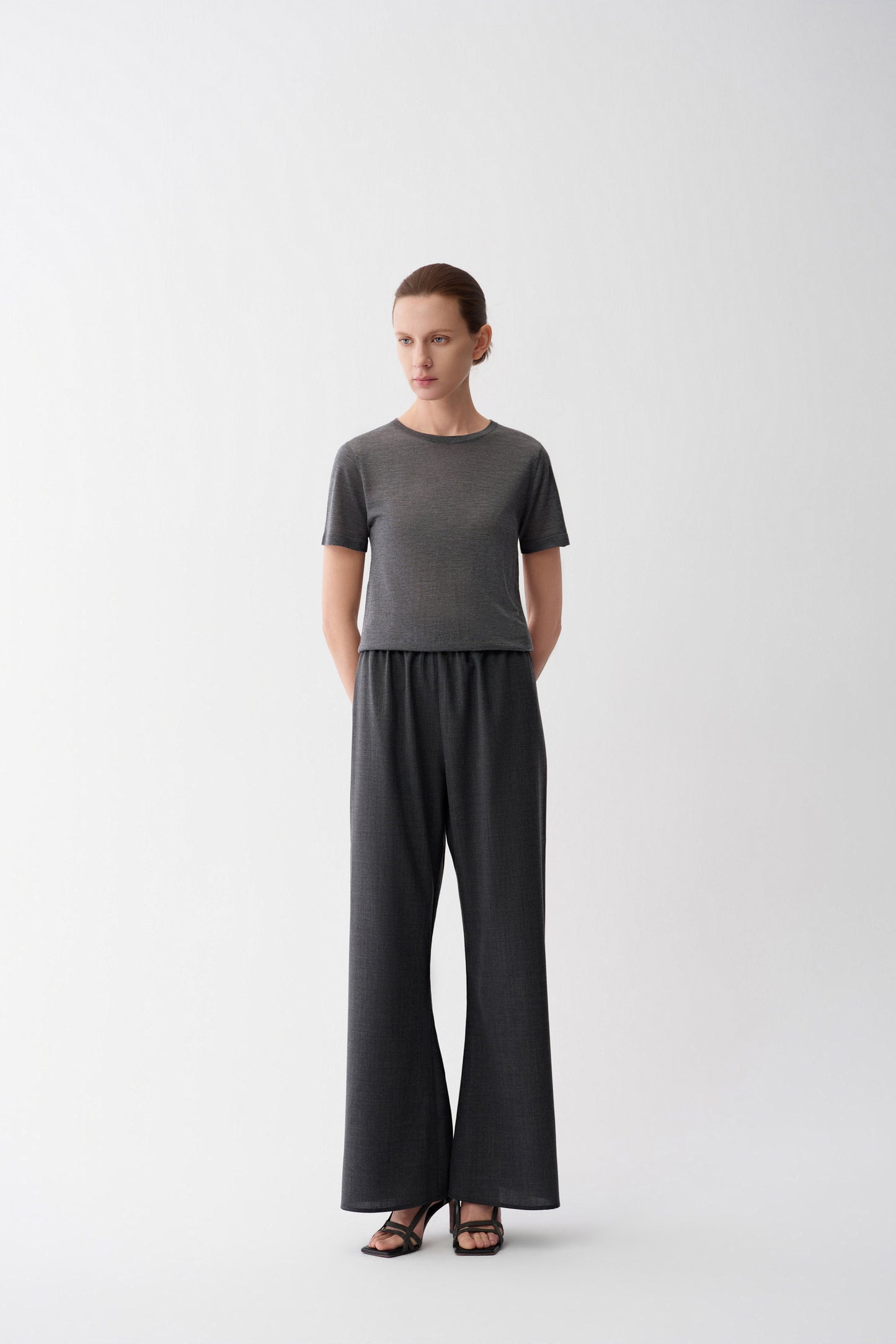 Ultra-Soft Crewneck Silk Top