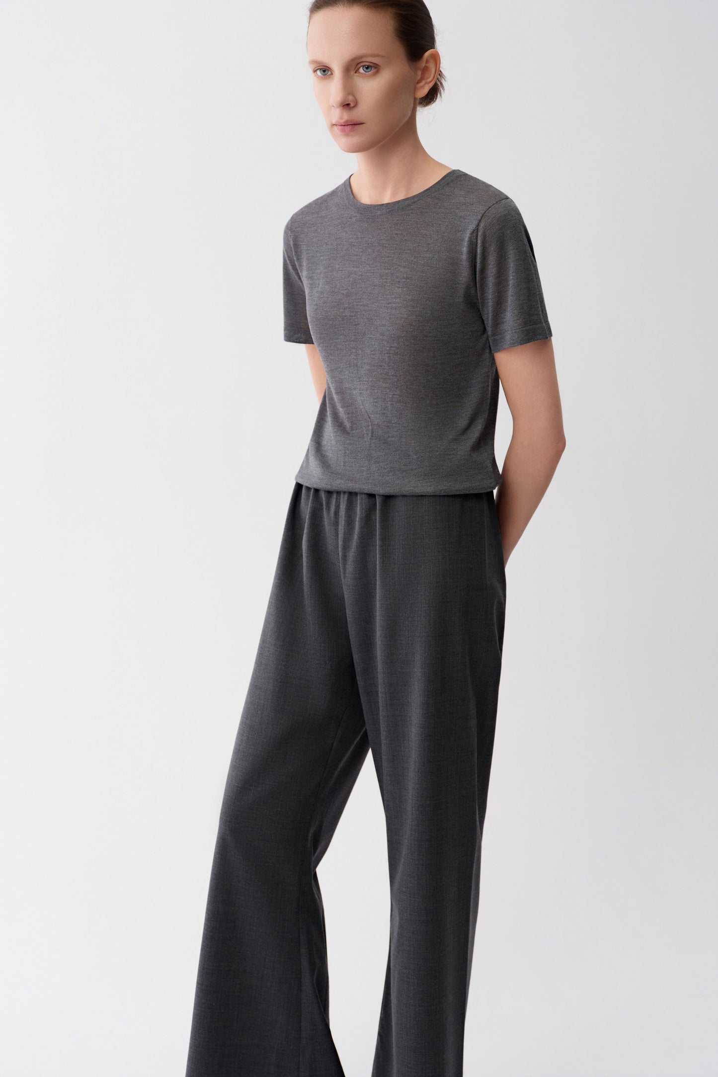 Ultra-Soft Crewneck Silk Top