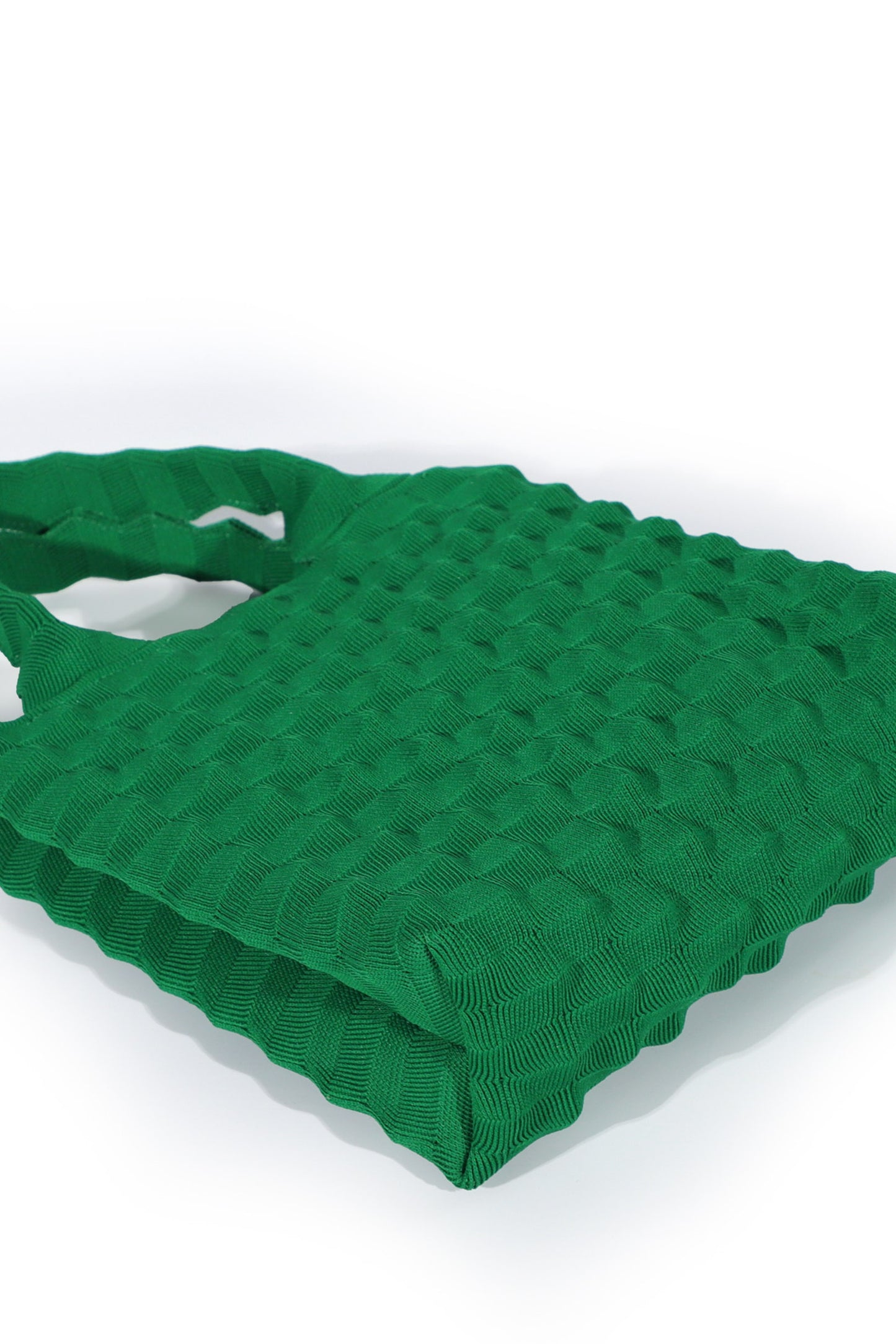 Pineapple Knit Bag-Green