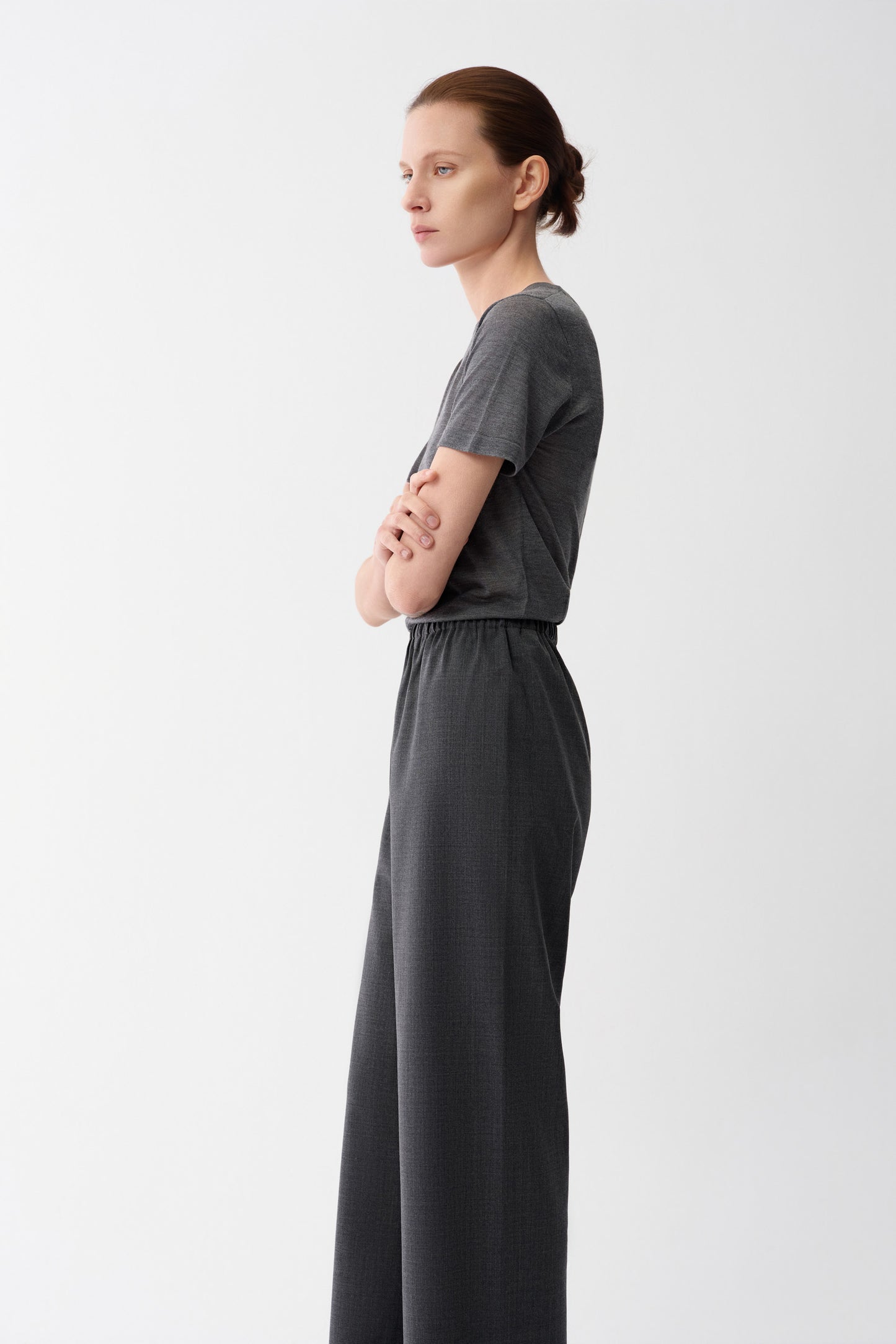 Ultra-Soft Crewneck Silk Top