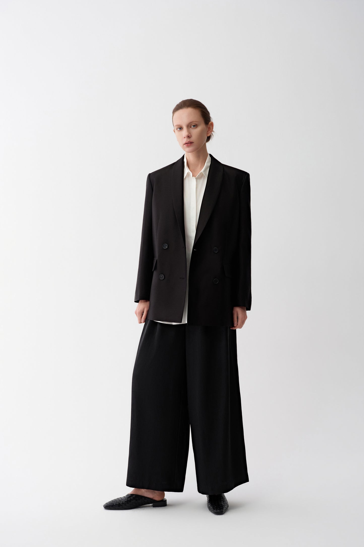 Boxy Shawl Blazer