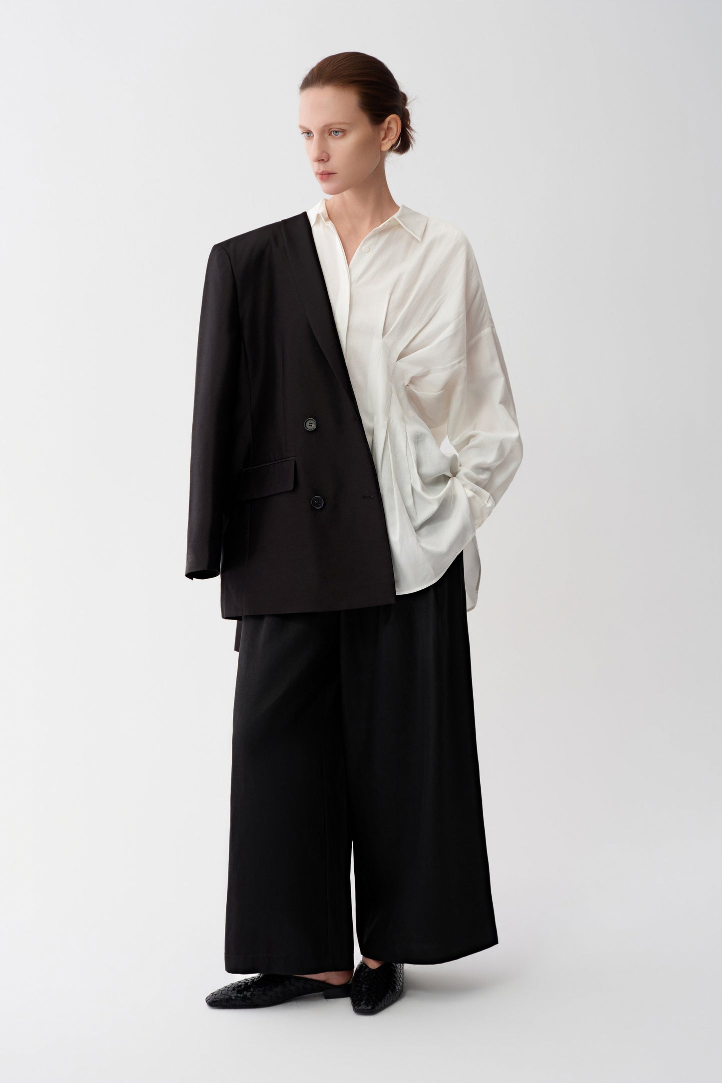 Boxy Shawl Blazer