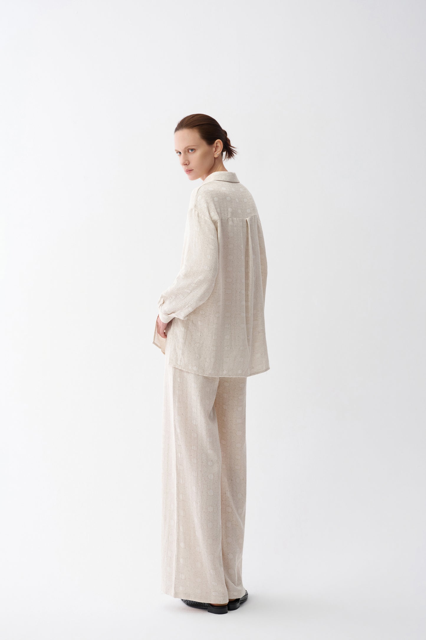 Linen-Blend Resort Pants