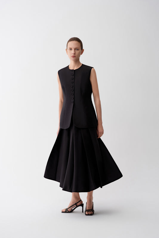Substantial Silk-Wool Vest