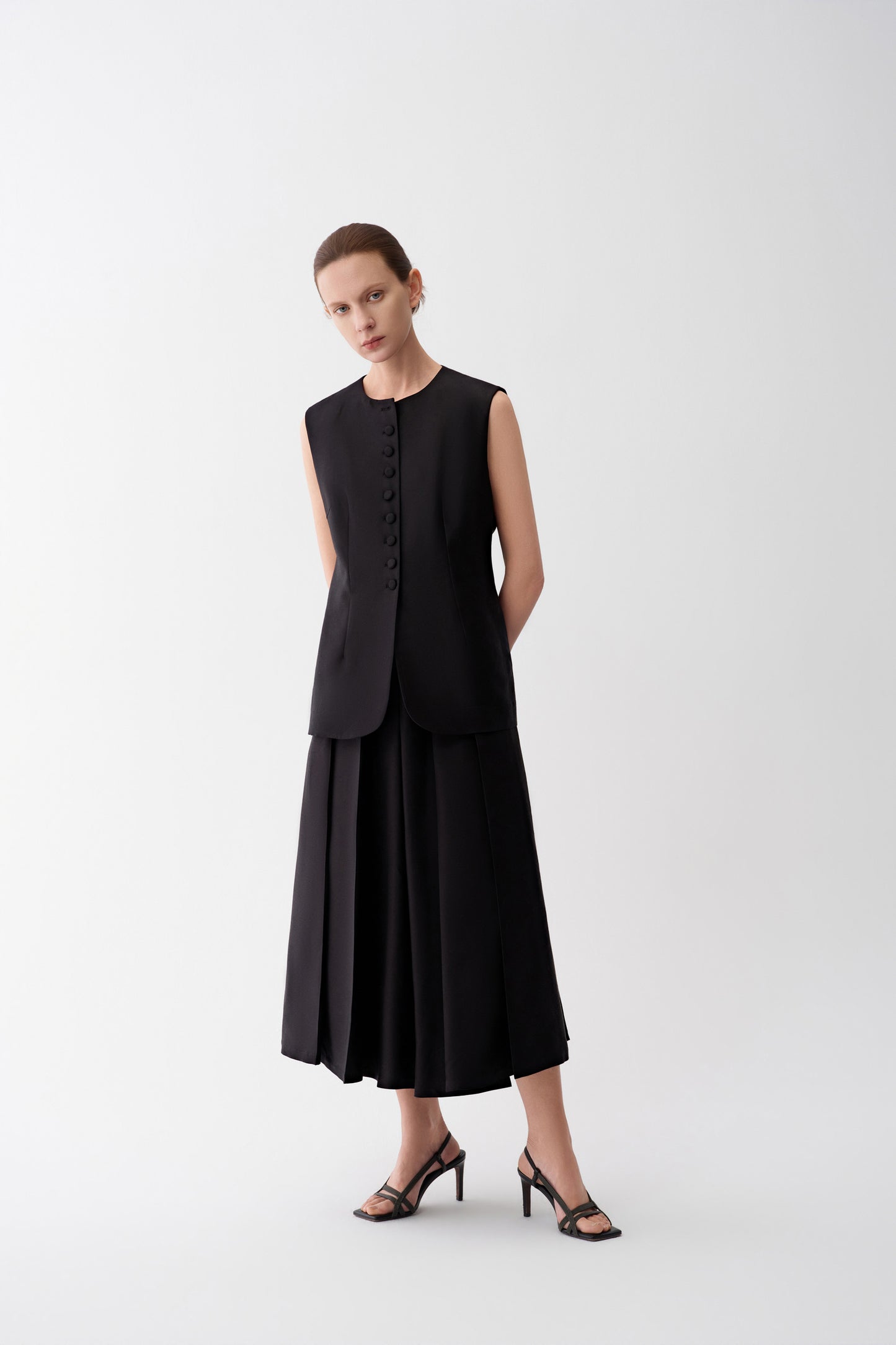 Substantial Silk-Wool Skirt