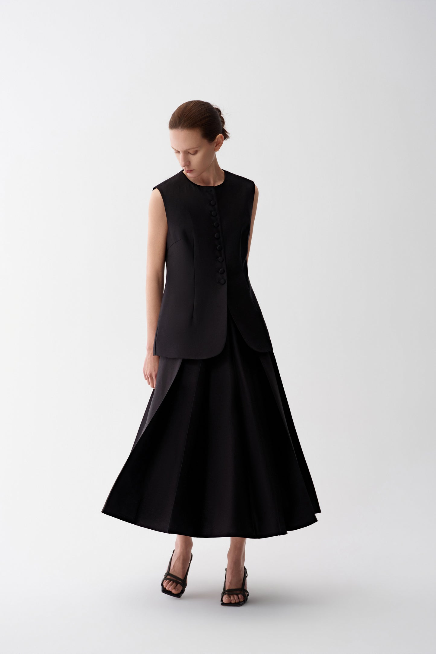 Substantial Silk-Wool Skirt
