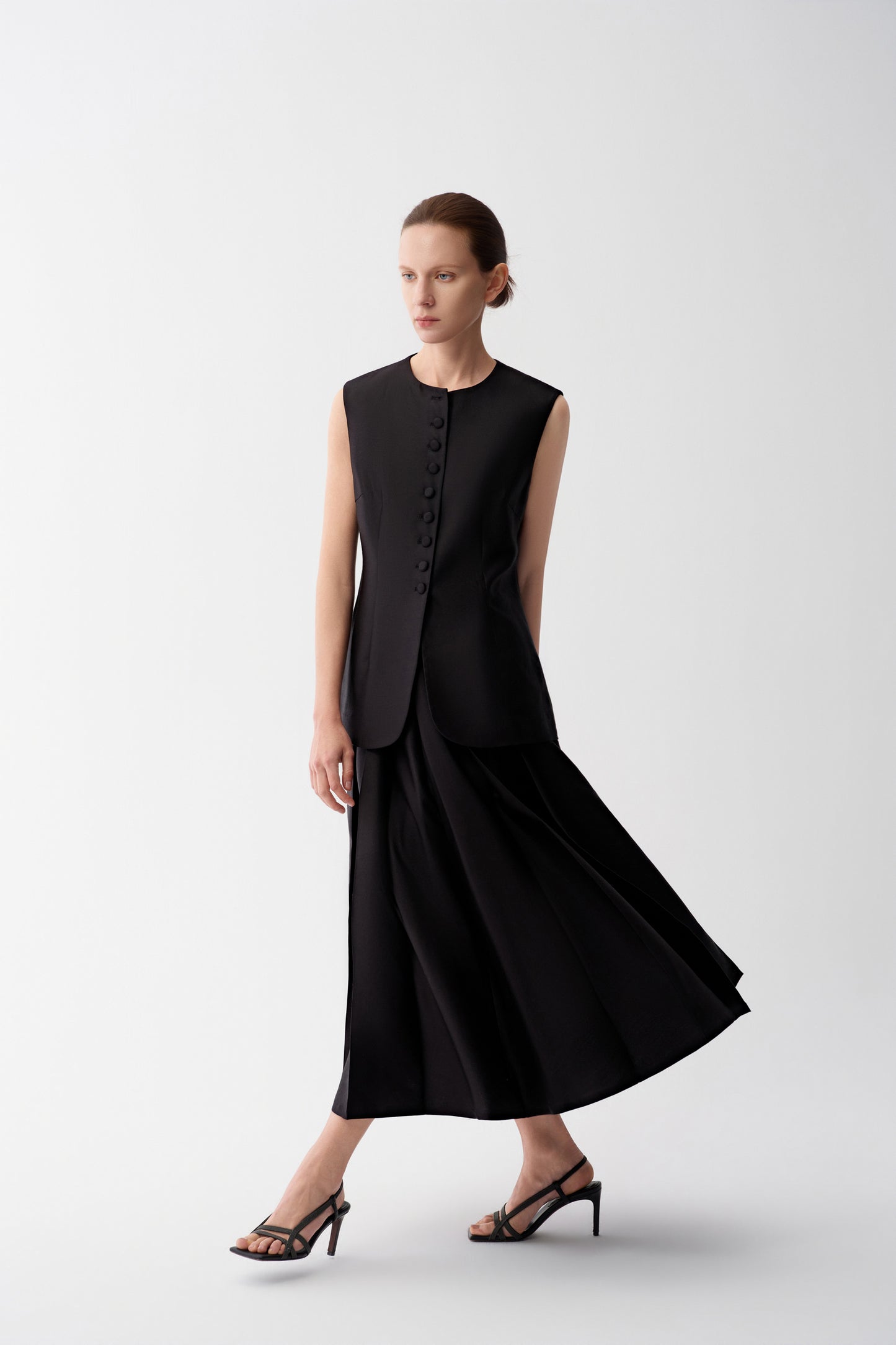 Substantial Silk-Wool Skirt
