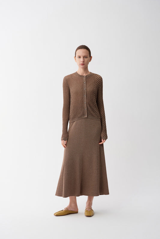 A-Line Knit Skirt