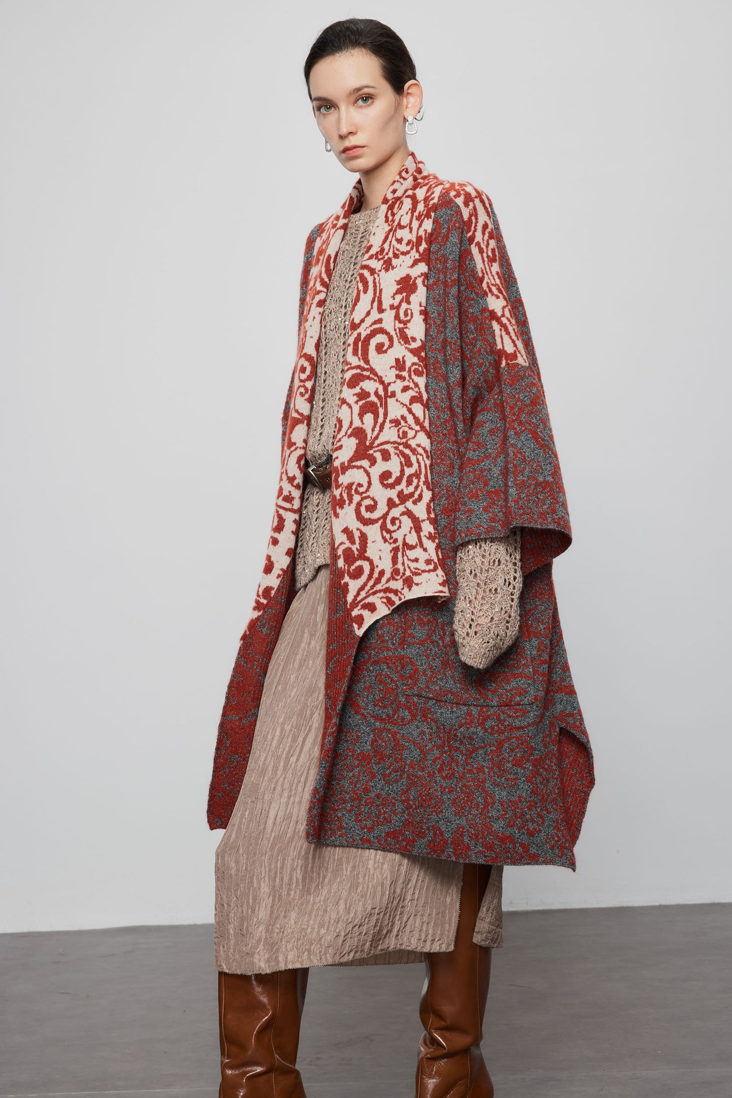Ethnic Inspired Cashmere Coat
